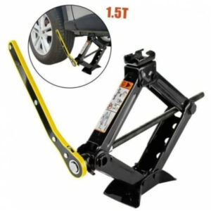 Cırcırlı Kriko 1,5 Ton Dayanıklı + 4'lü Bijon Anahtarı