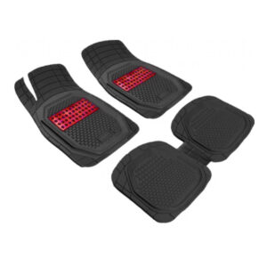 Fiat Tipo Uno Tempra Tofaş Kuş Serisi Uyumlu Universal Derin Havuzlu Paspas Krom Kırmızı